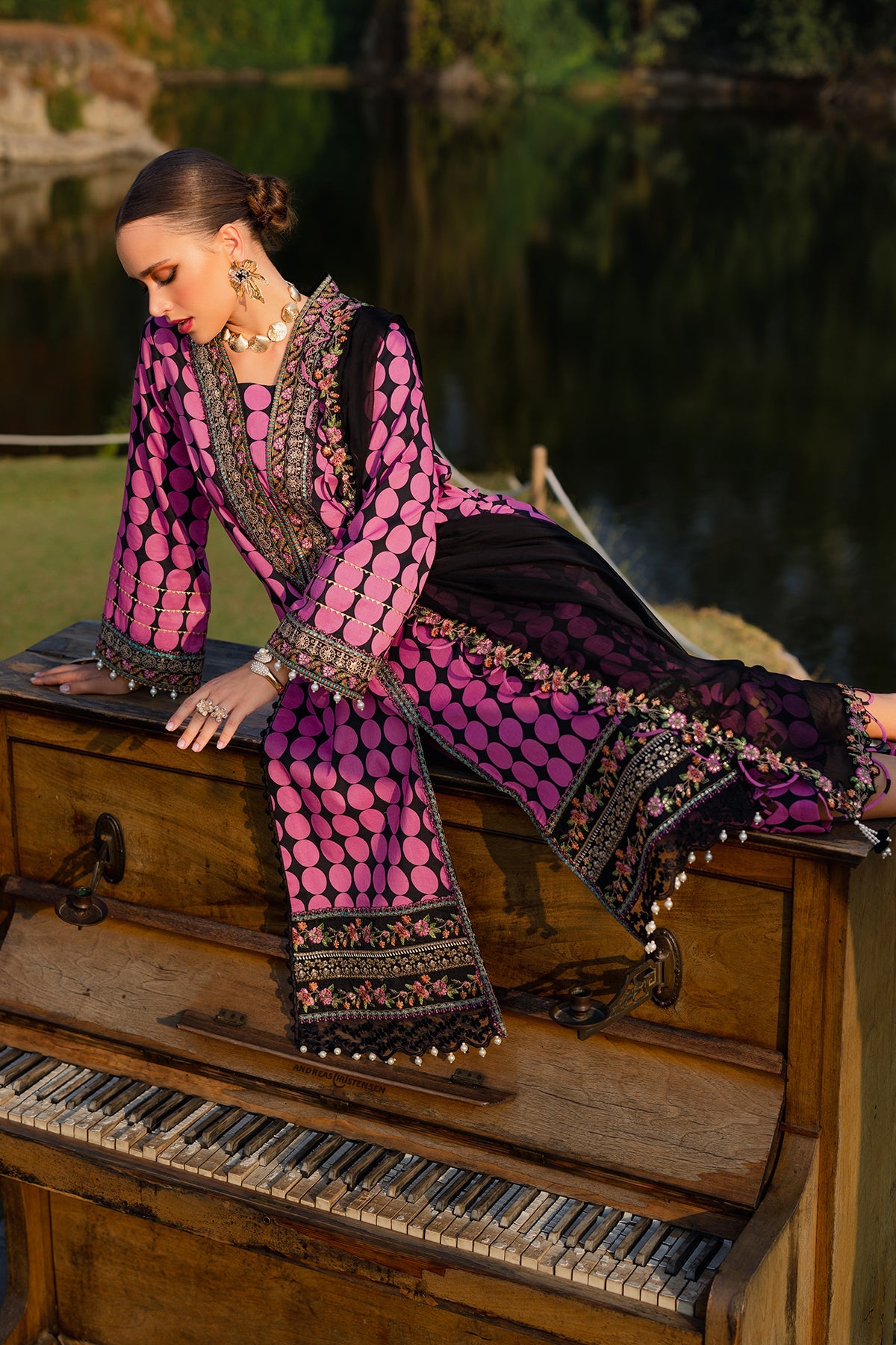 Charizma | Qara Festive Edit 25 | CQ5-07 -  Charizma Ladies Clothes - Original Designer Dress - House of Maryam