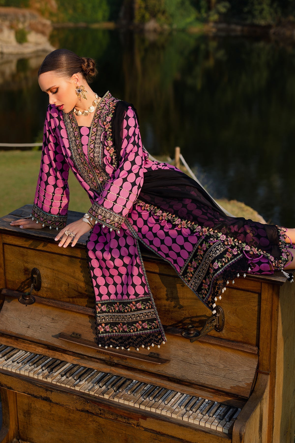 Charizma | Qara Festive Edit 25 | CQ5-07 -  Charizma Ladies Clothes - Original Designer Dress - House of Maryam