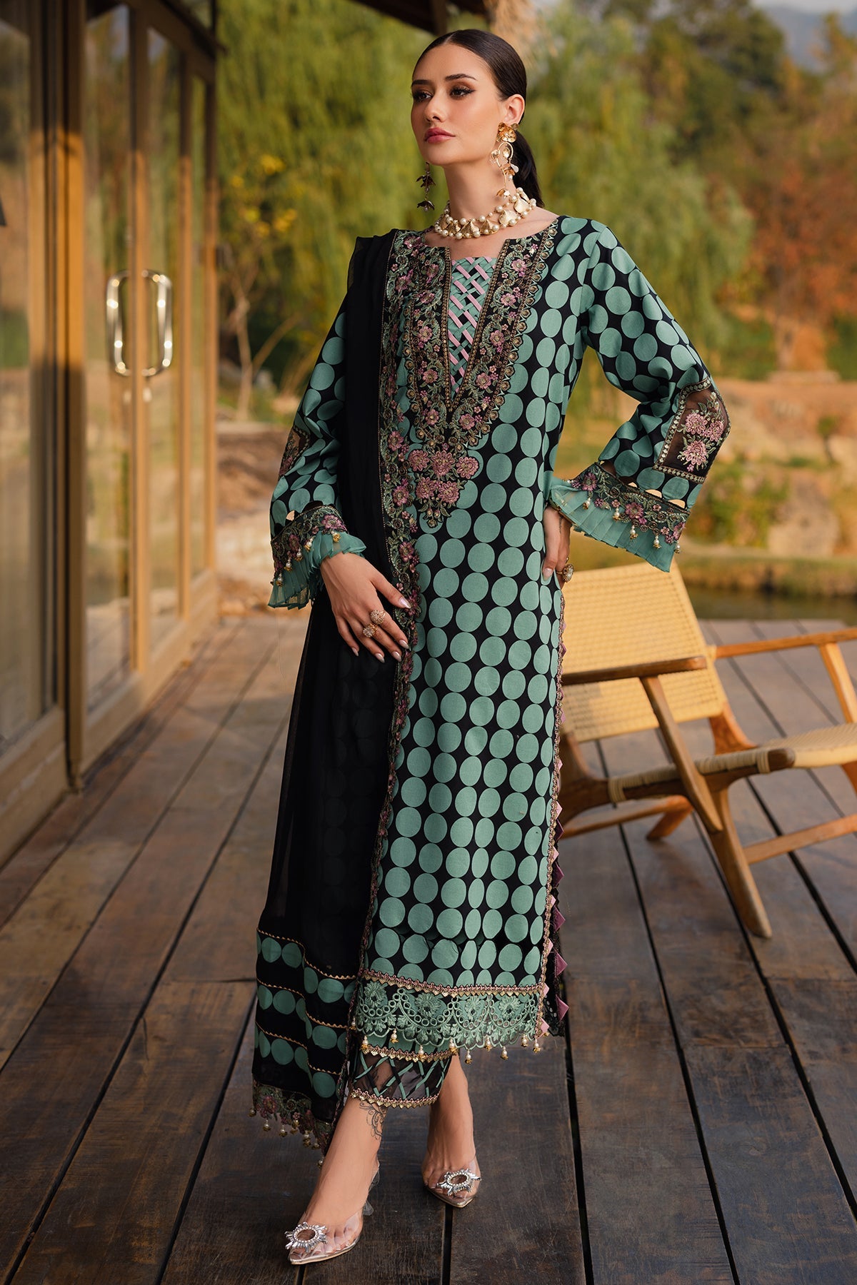 Charizma | Qara Festive Edit 25 | CQ5-04 -  Charizma Ladies Clothes - Original Designer Dress - House of Maryam