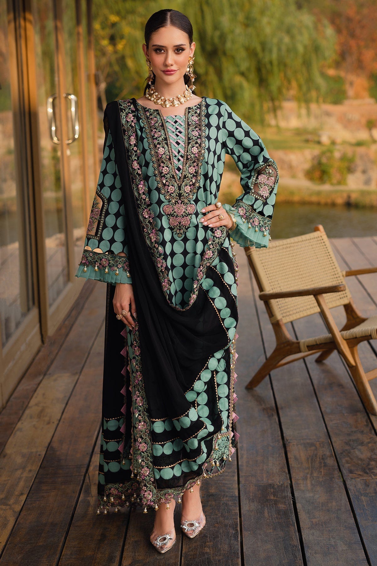 Charizma | Qara Festive Edit 25 | CQ5-04 -  Charizma Ladies Clothes - Original Designer Dress - House of Maryam