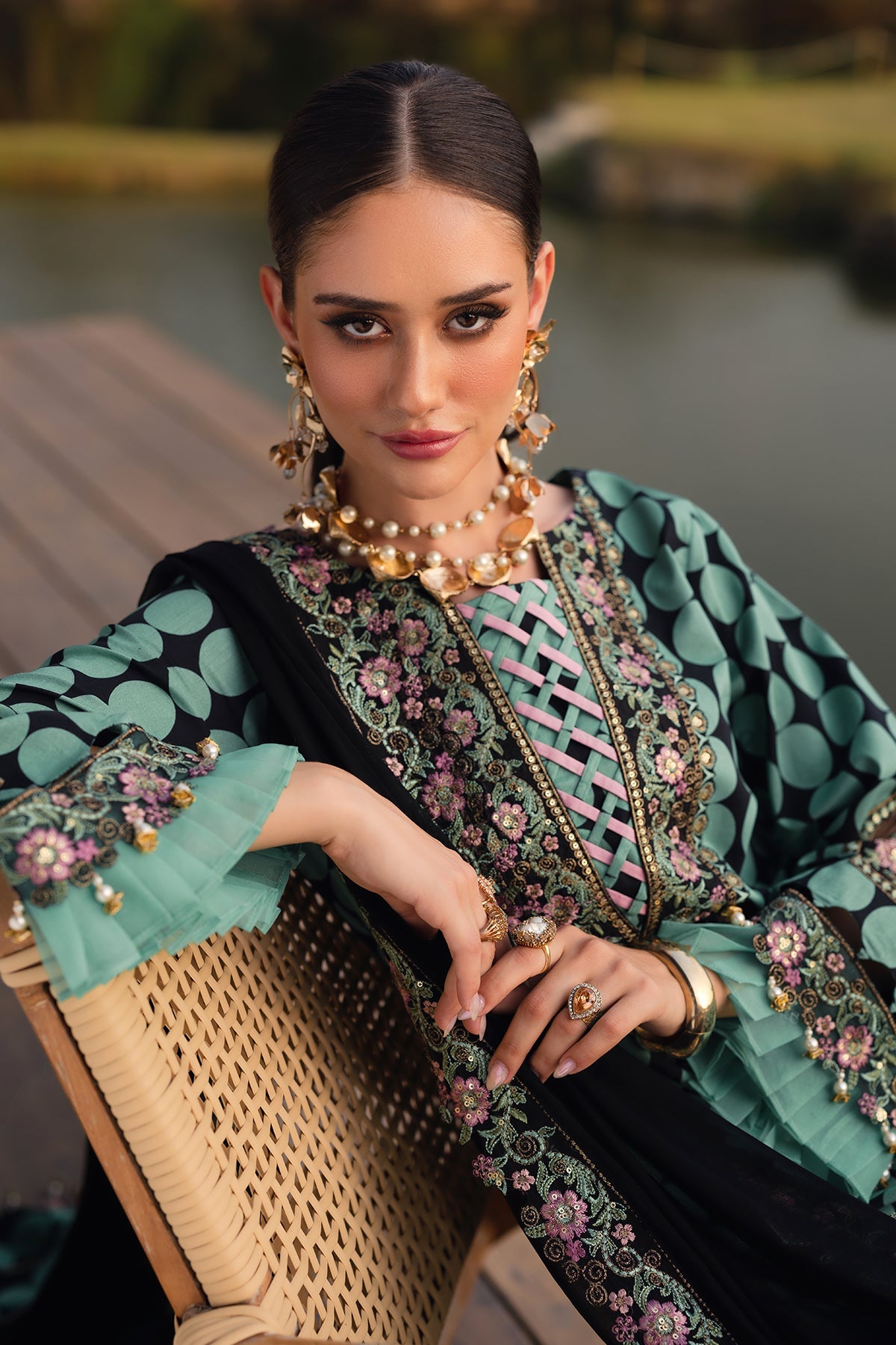Charizma | Qara Festive Edit 25 | CQ5-04 -  Charizma Ladies Clothes - Original Designer Dress - House of Maryam