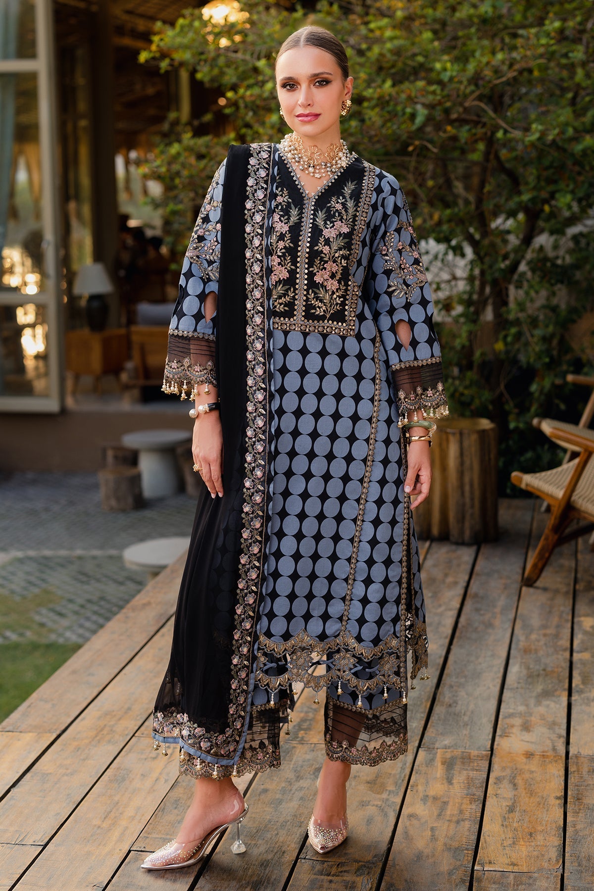 Charizma | Qara Festive Edit 25 | CQ5-06 -  Charizma Ladies Clothes - Original Designer Dress - House of Maryam