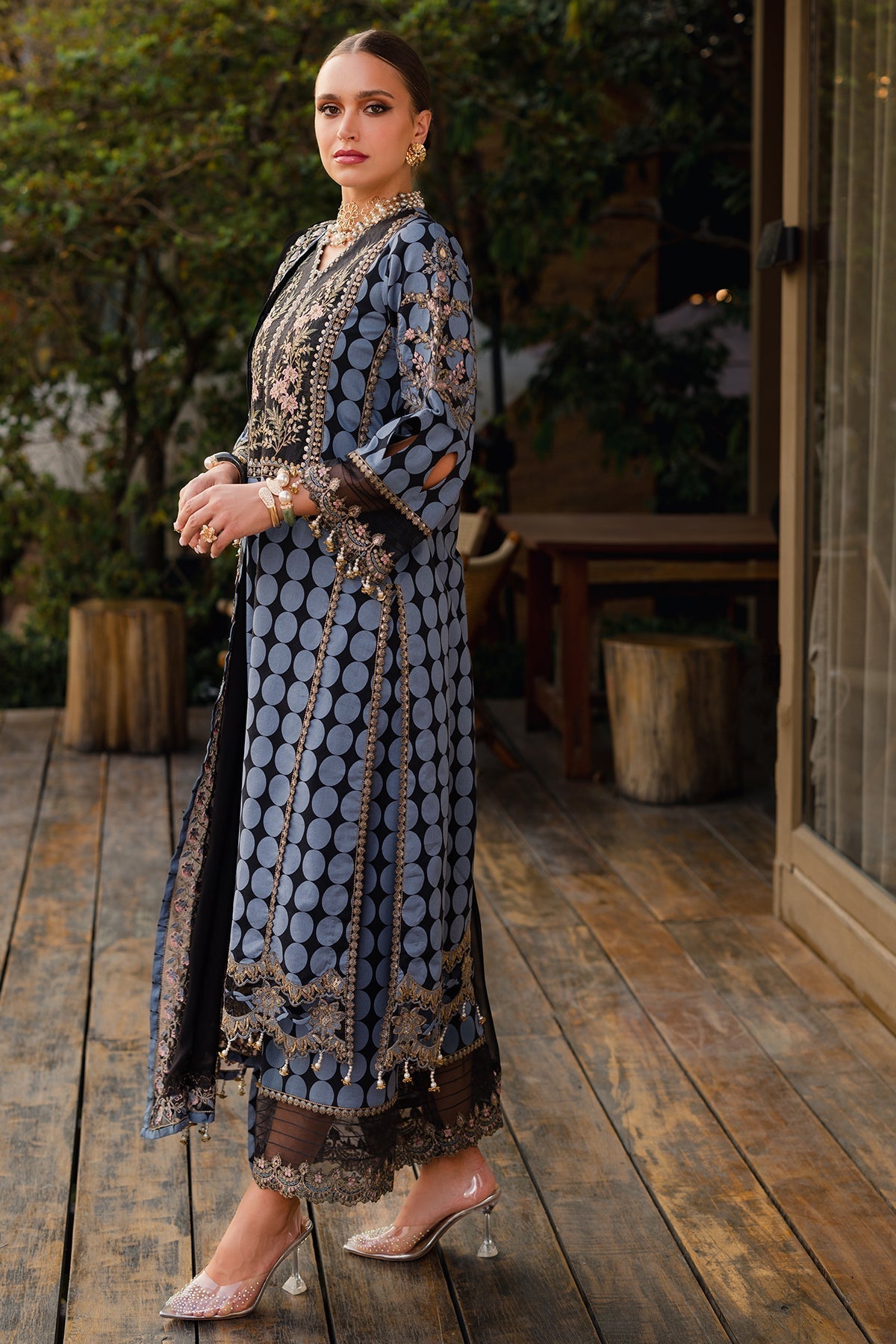Charizma | Qara Festive Edit 25 | CQ5-06 -  Charizma Ladies Clothes - Original Designer Dress - House of Maryam