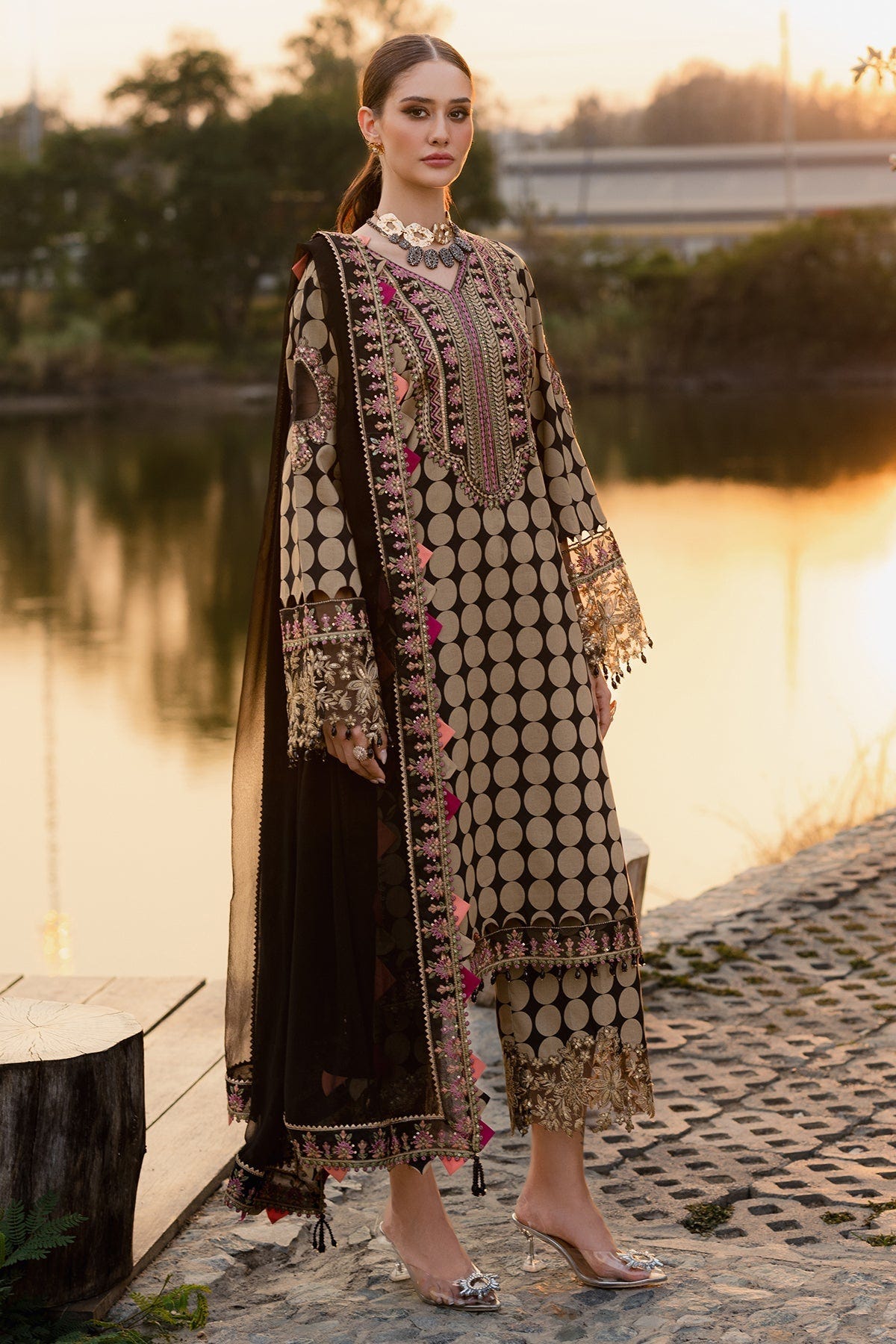Charizma | Qara Festive Edit 25 |  CQ5-05 -  Charzima Ladies Clothes - Original Designer Dress - House of Maryam
