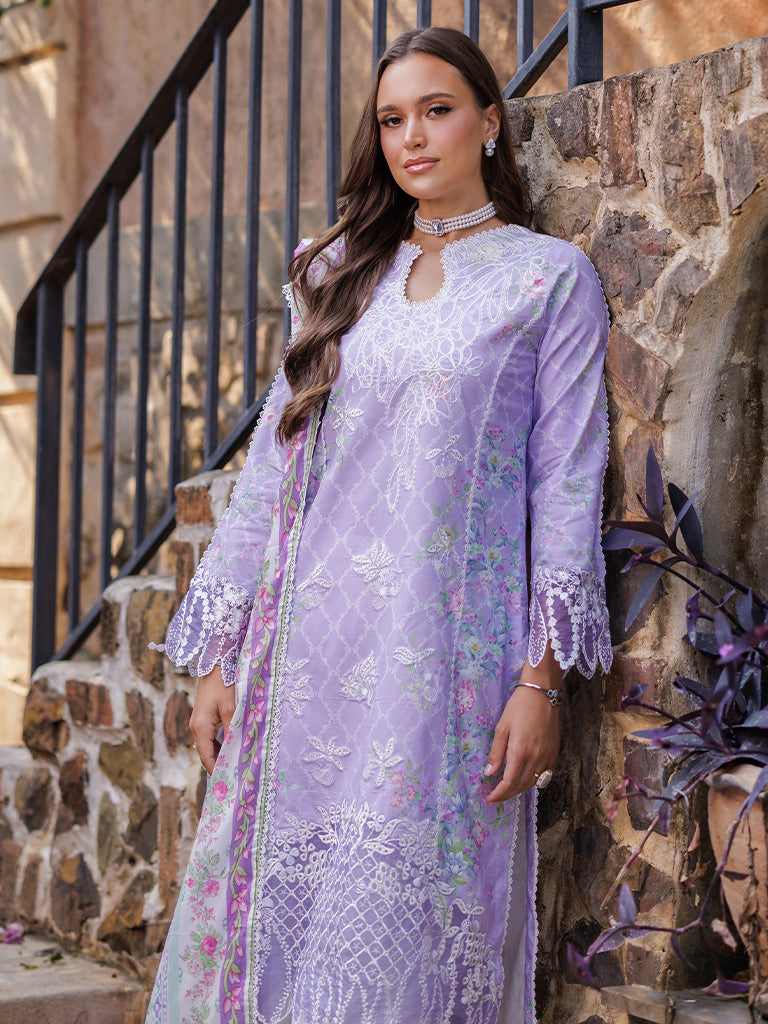 Rajbari | Floral Symphony Lawn 25 | RB-11 -  Rajbari Ladies Clothes - Original Designer Dress - House of Maryam