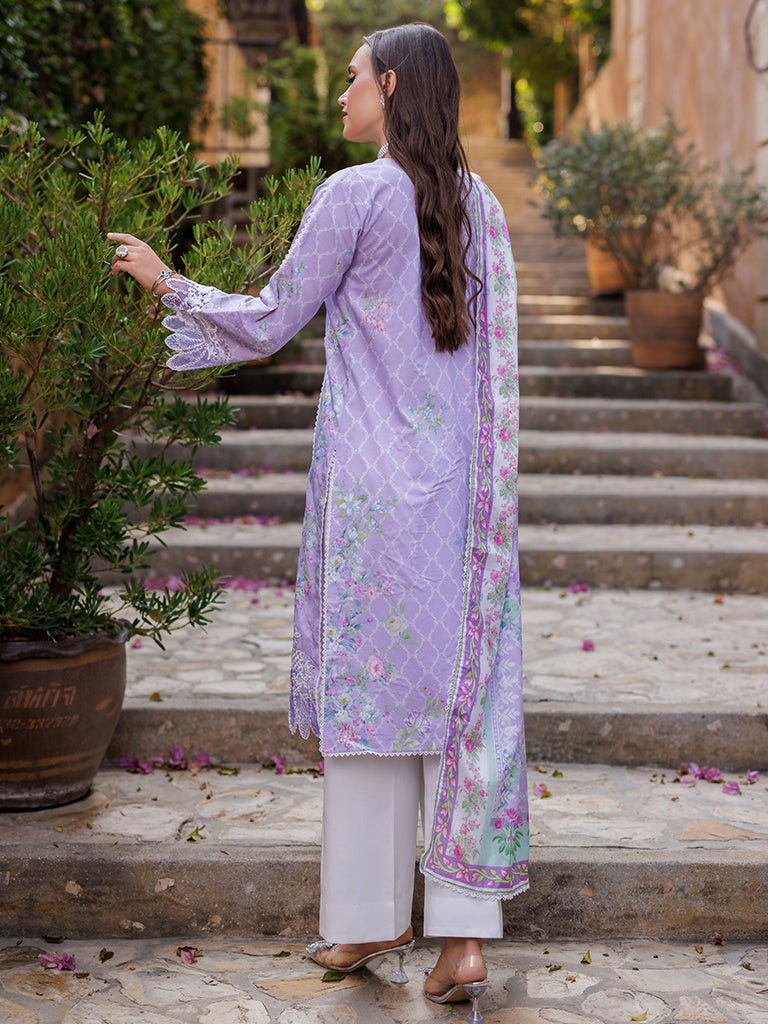 Rajbari | Floral Symphony Lawn 25 | RB-11 -  Rajbari Ladies Clothes - Original Designer Dress - House of Maryam