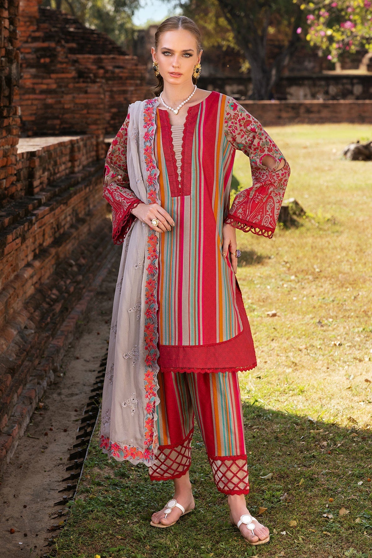 Charizma | Print Melody 25 | PM5-05 -  Charizma Ladies Clothes - Original Designer Dress - House of Maryam