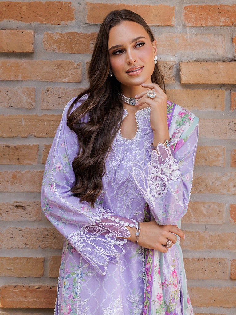 Rajbari | Floral Symphony Lawn 25 | RB-11 -  Rajbari Ladies Clothes - Original Designer Dress - House of Maryam