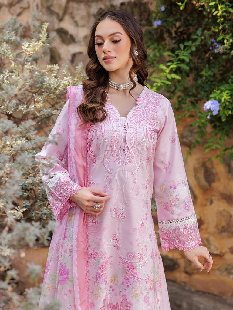 Rajbari | Floral Symphony Lawn 25 | RB-07 -  Rajbari Ladies Clothes - Original Designer Dress - House of Maryam