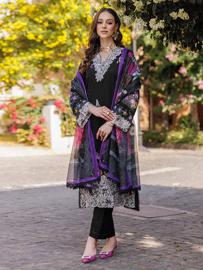 Rajbari | Floral Symphony Lawn 25 | RB-08 -  Rajbari Ladies Clothes - Original Designer Dress - House of Maryam