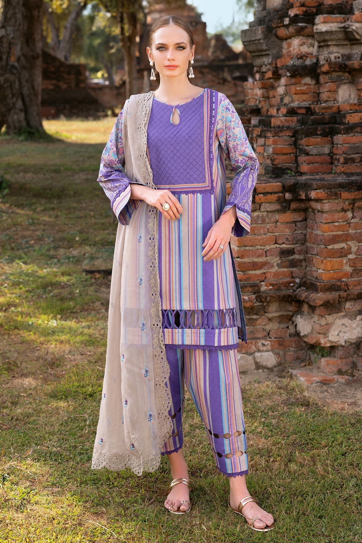 Charizma | Print Melody 25 | PM5-02 -  Charizma Ladies Clothes - Original Designer Dress - House of Maryam