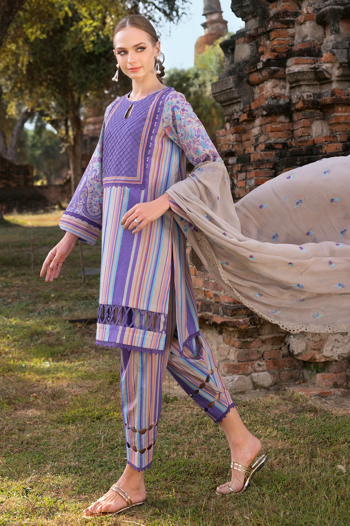 Charizma | Print Melody 25 | PM5-02 -  Charizma Ladies Clothes - Original Designer Dress - House of Maryam