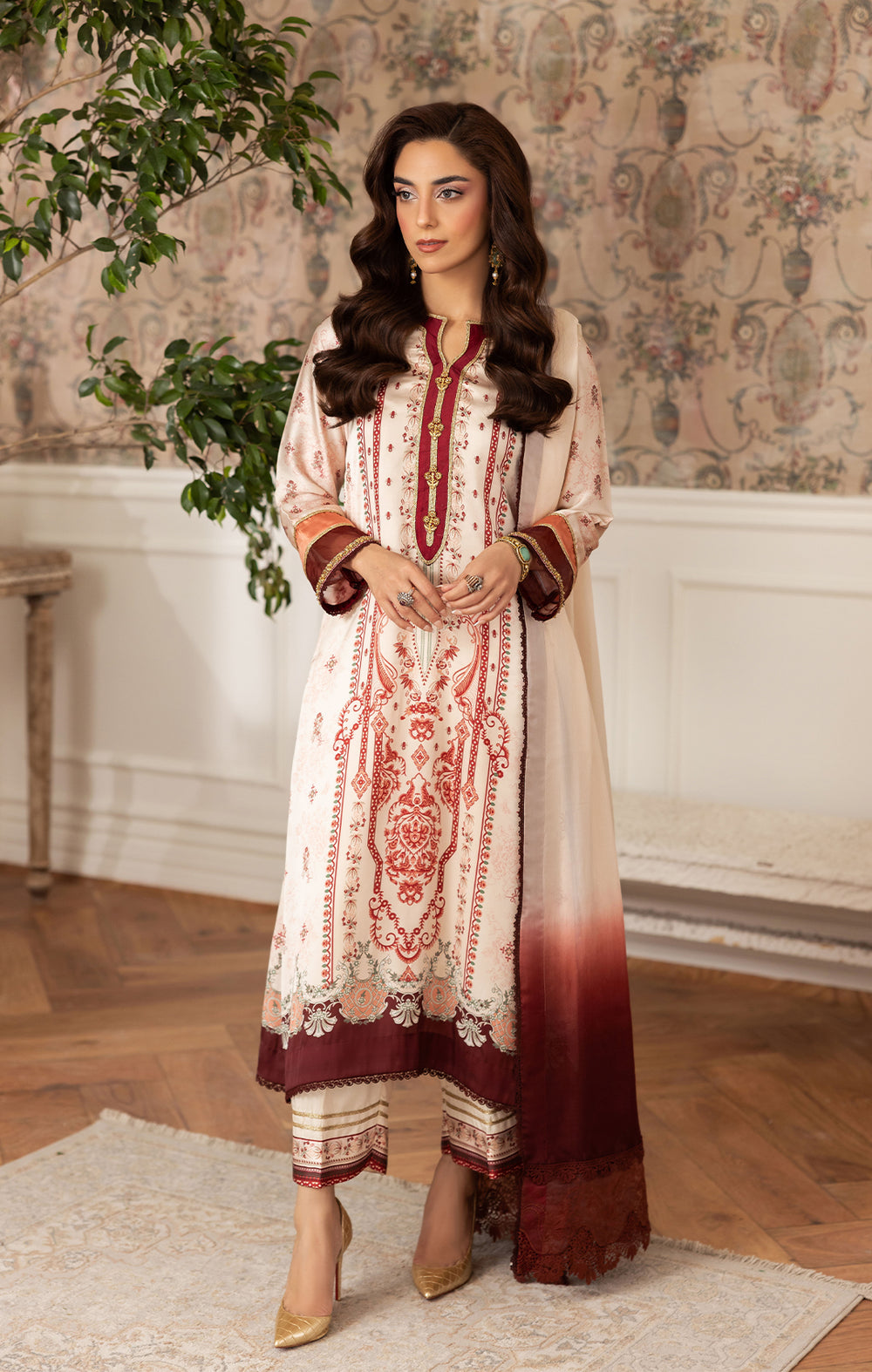 Maya | Eloura Silk Pret 25 | SAPHIRA -  Maya Ladies Clothes - Original Designer Dress - House of Maryam