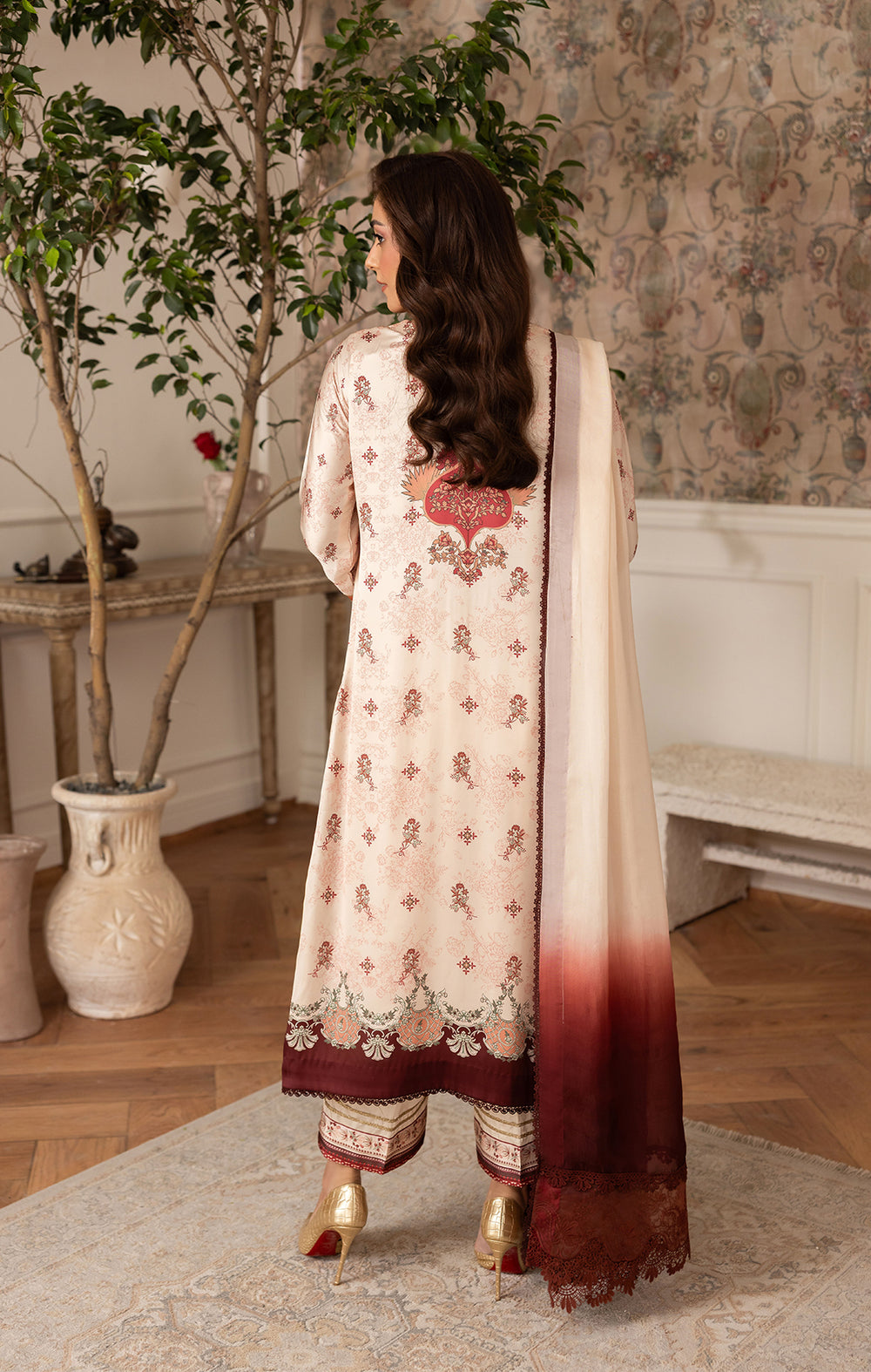 Maya | Eloura Silk Pret 25 | SAPHIRA -  Maya Ladies Clothes - Original Designer Dress - House of Maryam