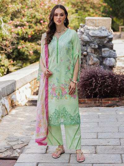 Rajbari | Floral Symphony Lawn 25 | RB-10 -  Rajbari Ladies Clothes - Original Designer Dress - House of Maryam