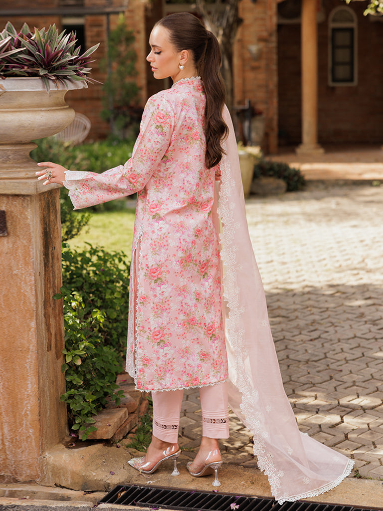 Rajbari | Floral Symphony Lawn 25 | RB-03 -  Rajbari Ladies Clothes - Original Designer Dress - House of Maryam