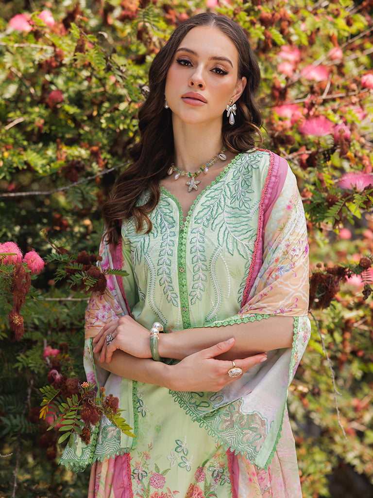 Rajbari | Floral Symphony Lawn 25 | RB-10 -  Rajbari Ladies Clothes - Original Designer Dress - House of Maryam