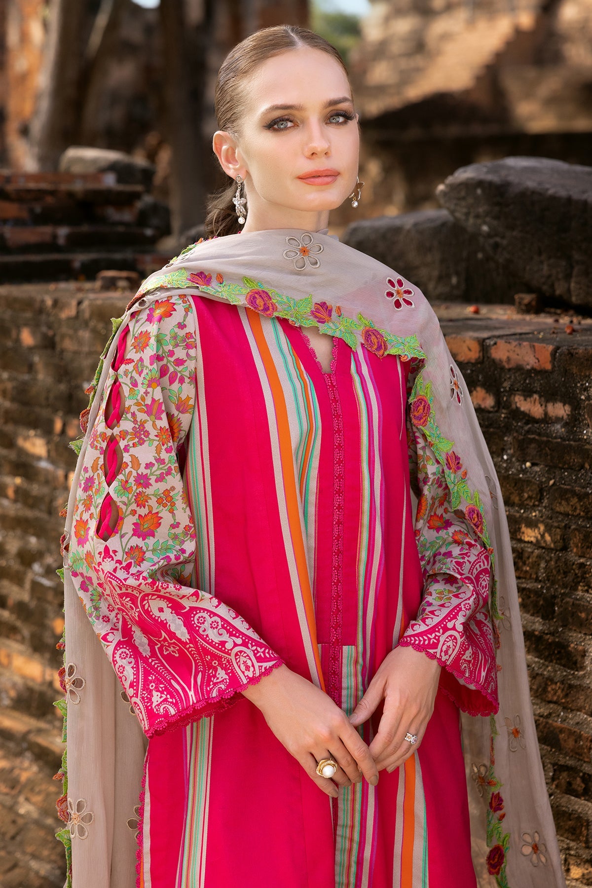 Charizma | Print Melody 25 | PM5-07 -  Charizma Ladies Clothes - Original Designer Dress - House of Maryam