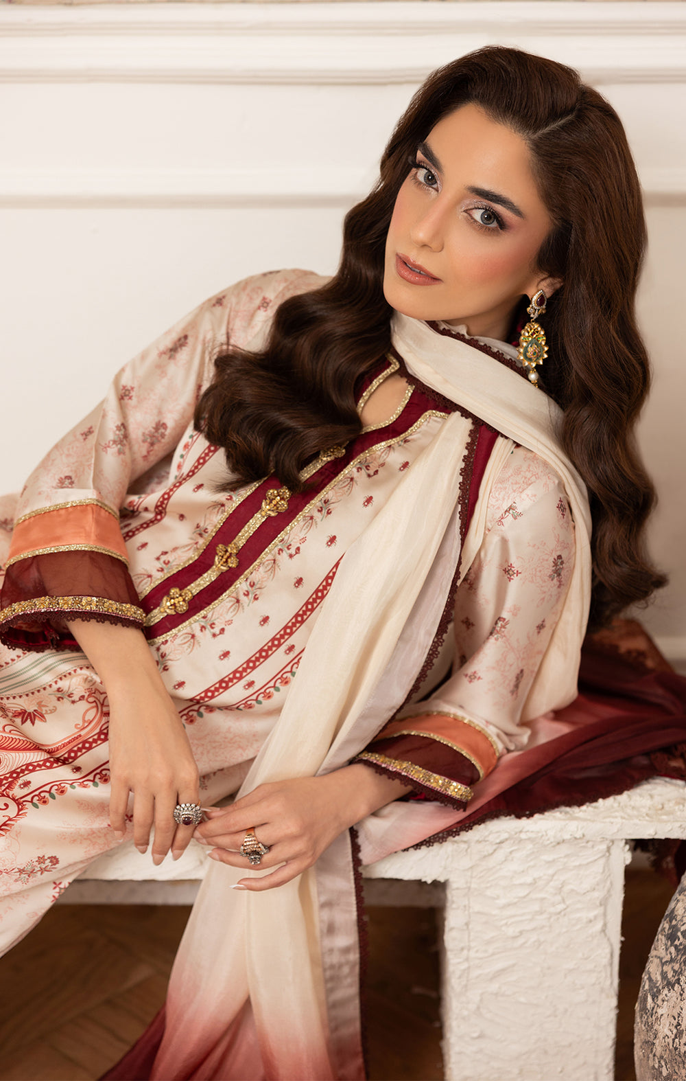 Maya | Eloura Silk Pret 25 | SAPHIRA -  Maya Ladies Clothes - Original Designer Dress - House of Maryam