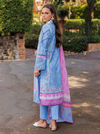 Rajbari | Floral Symphony Lawn 25 | RB-02 -  Rajbari Ladies Clothes - Original Designer Dress - House of Maryam