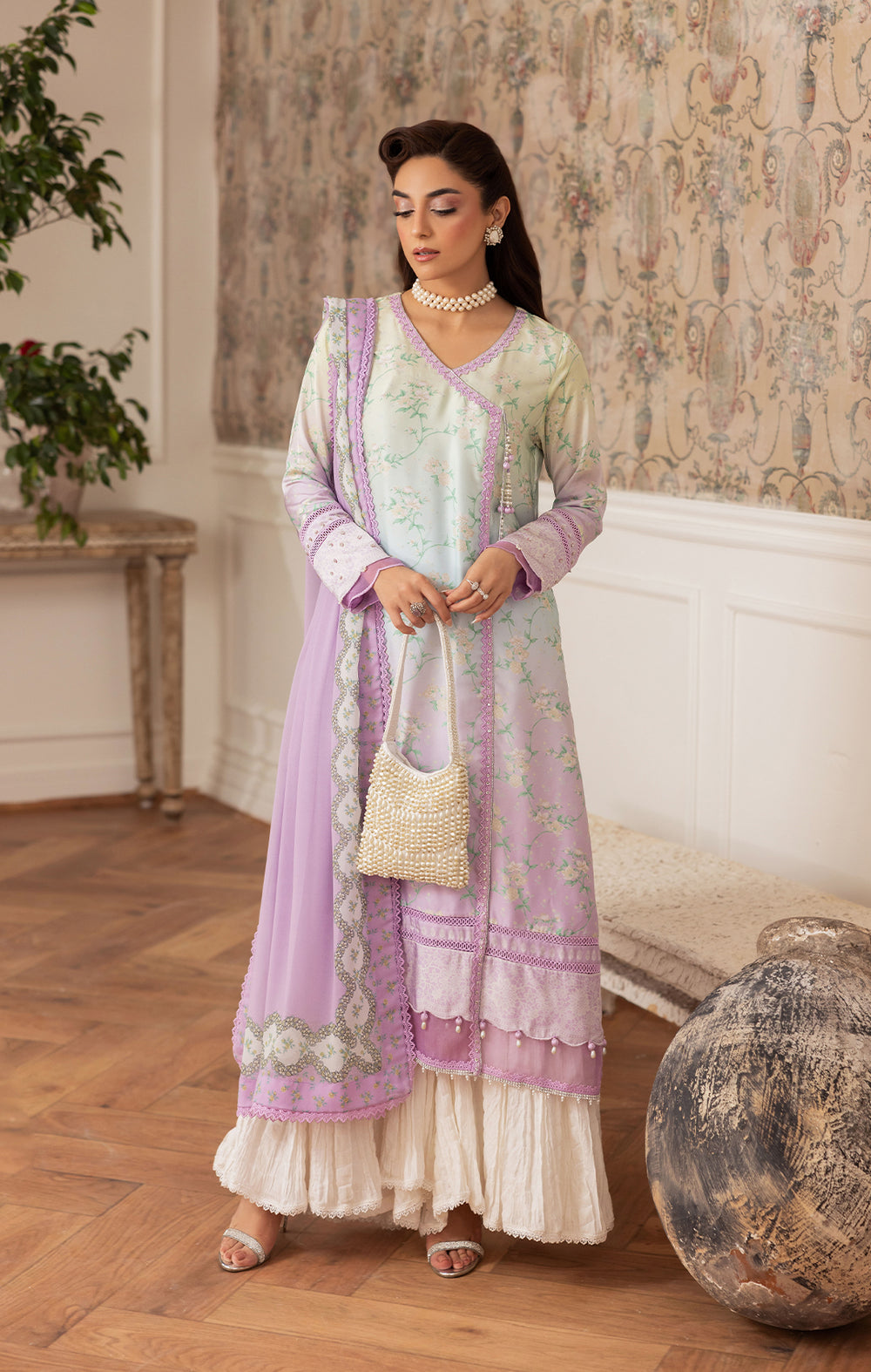 Maya | Eloura Silk Pret 25 | LUMA -  Maya Ladies Clothes - Original Designer Dress - House of Maryam