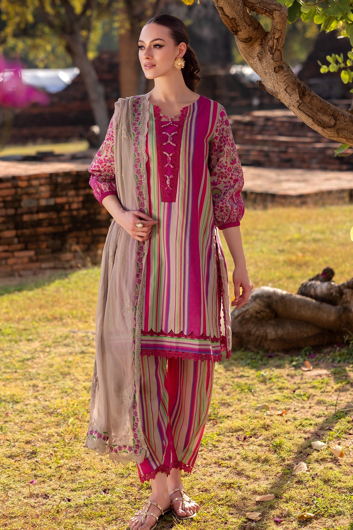 Charizma | Print Melody 25 | PM5-03 -  Charizma Ladies Clothes - Original Designer Dress - House of Maryam