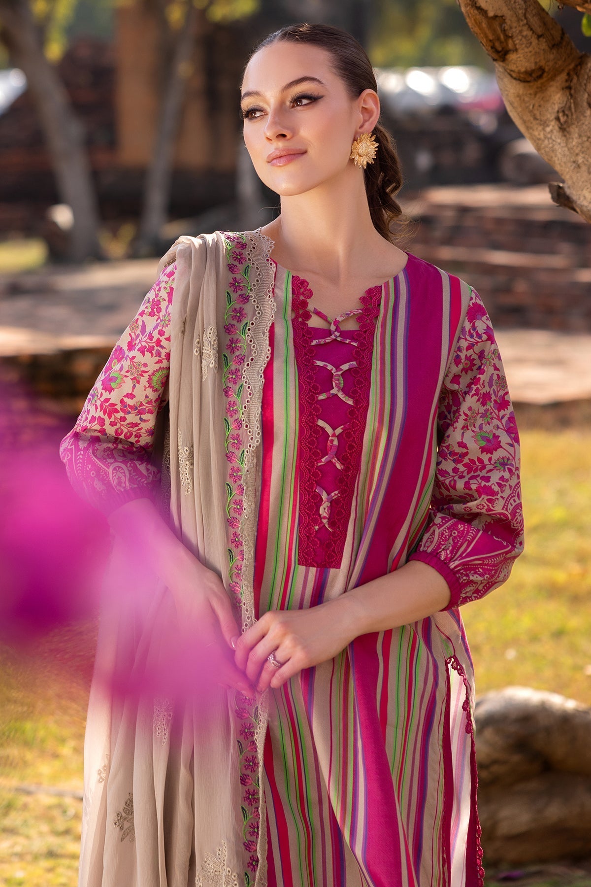 Charizma | Print Melody 25 | PM5-03 -  Charizma Ladies Clothes - Original Designer Dress - House of Maryam