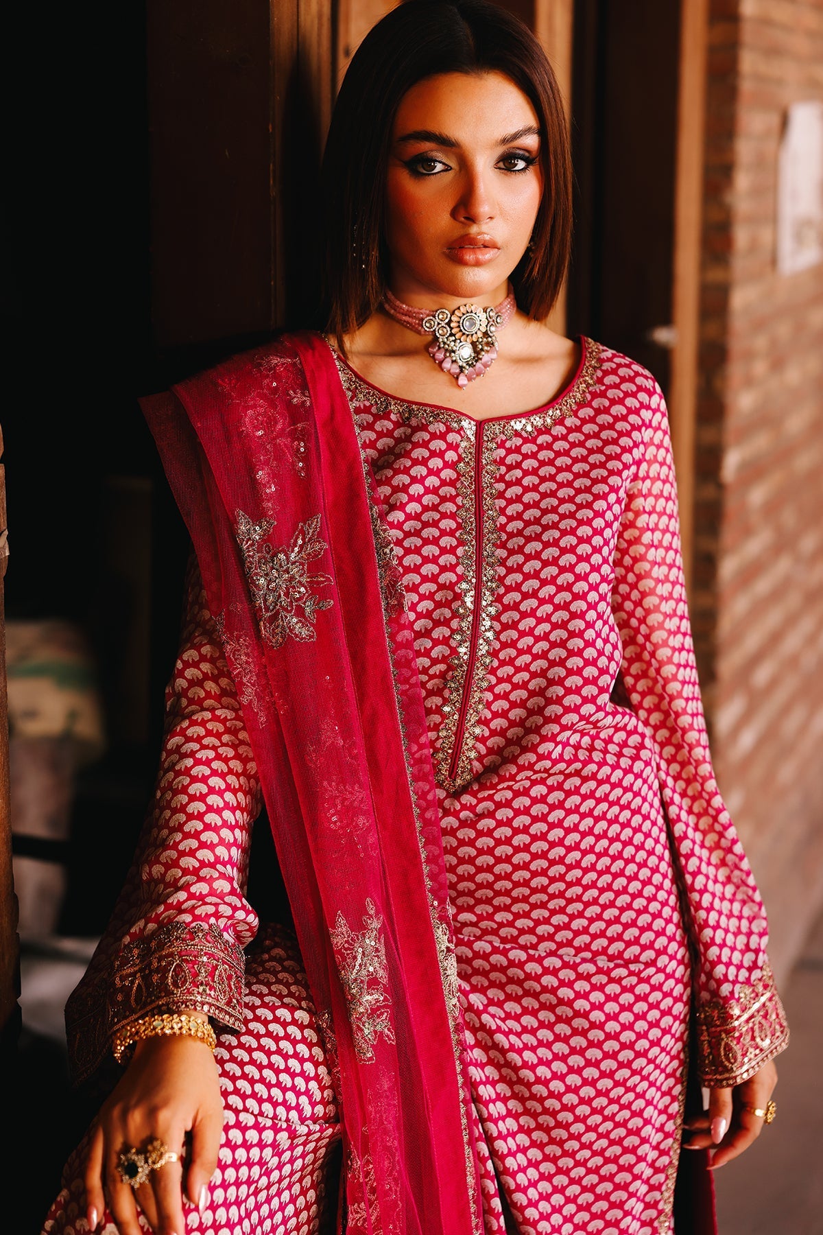 Charizma | Fumee Luxury Chiffon |  CMA-5-115A -  Charzima Ladies Clothes - Original Designer Dress - House of Maryam