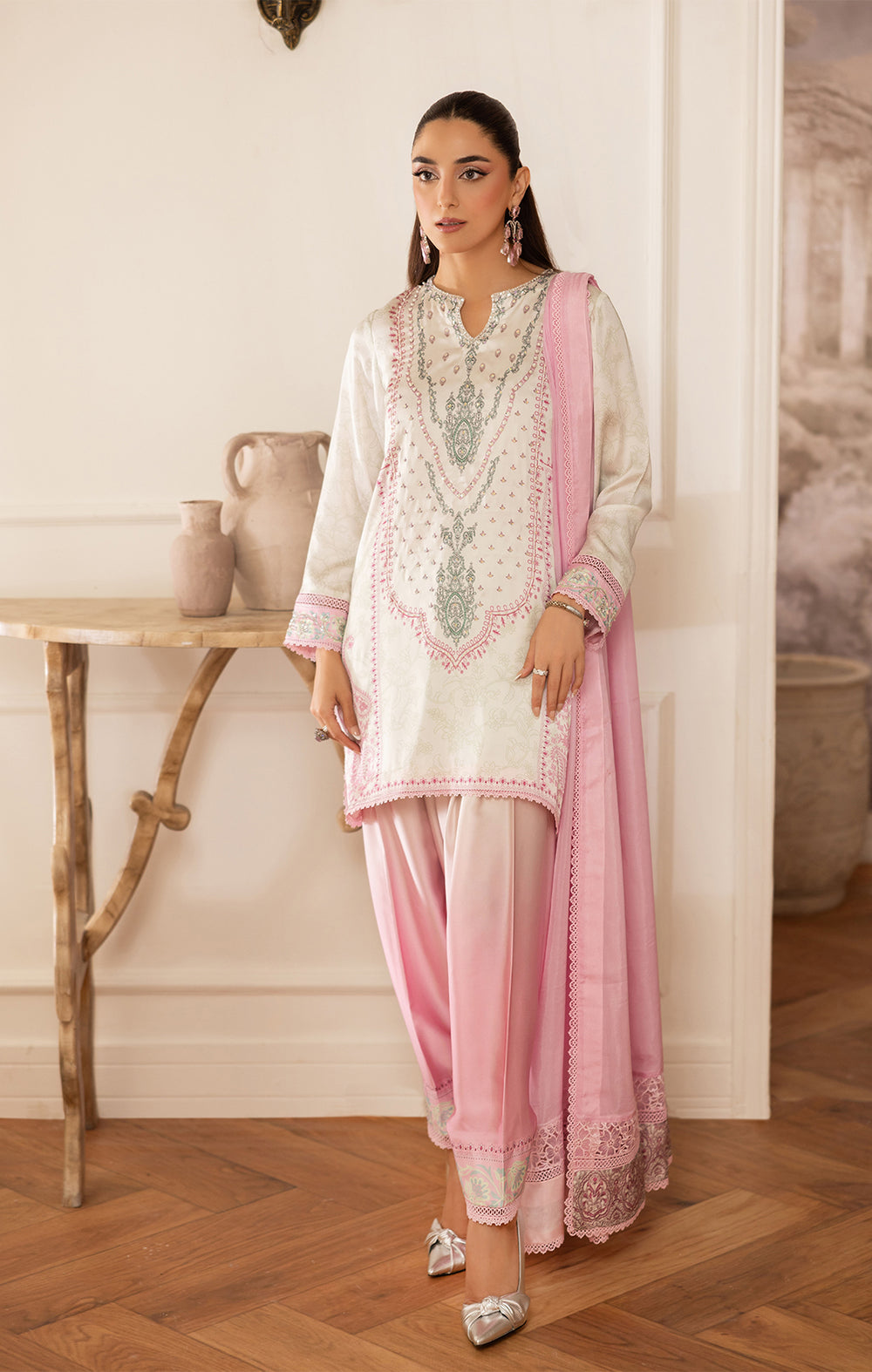 Maya | Eloura Silk Pret 25 | AURI -  Maya Ladies Clothes - Original Designer Dress - House of Maryam