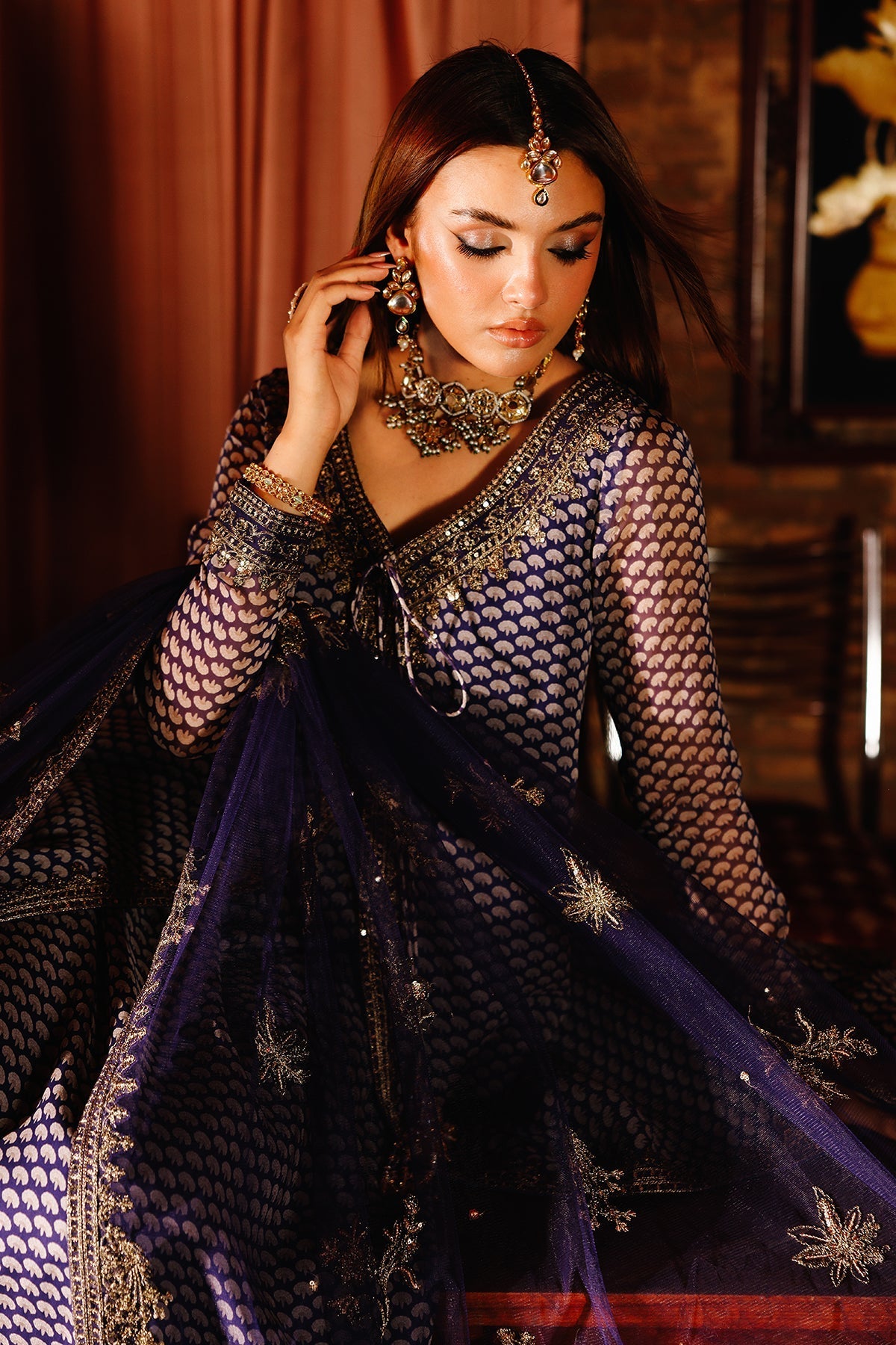 Charizma | Fumee Luxury Chiffon | CMA-5-135 -  Charizma Ladies Clothes - Original Designer Dress - House of Maryam