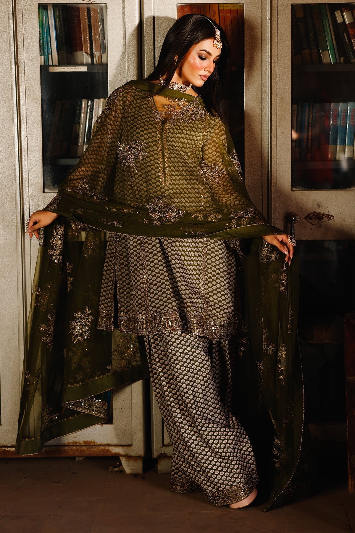 Charizma | Fumee Luxury Chiffon |  CMA-5-114A -  Charzima Ladies Clothes - Original Designer Dress - House of Maryam