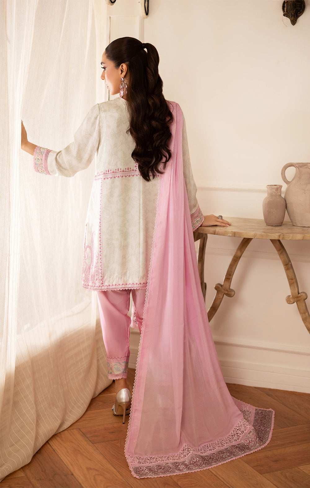 Maya | Eloura Silk Pret 25 | AURI -  Maya Ladies Clothes - Original Designer Dress - House of Maryam