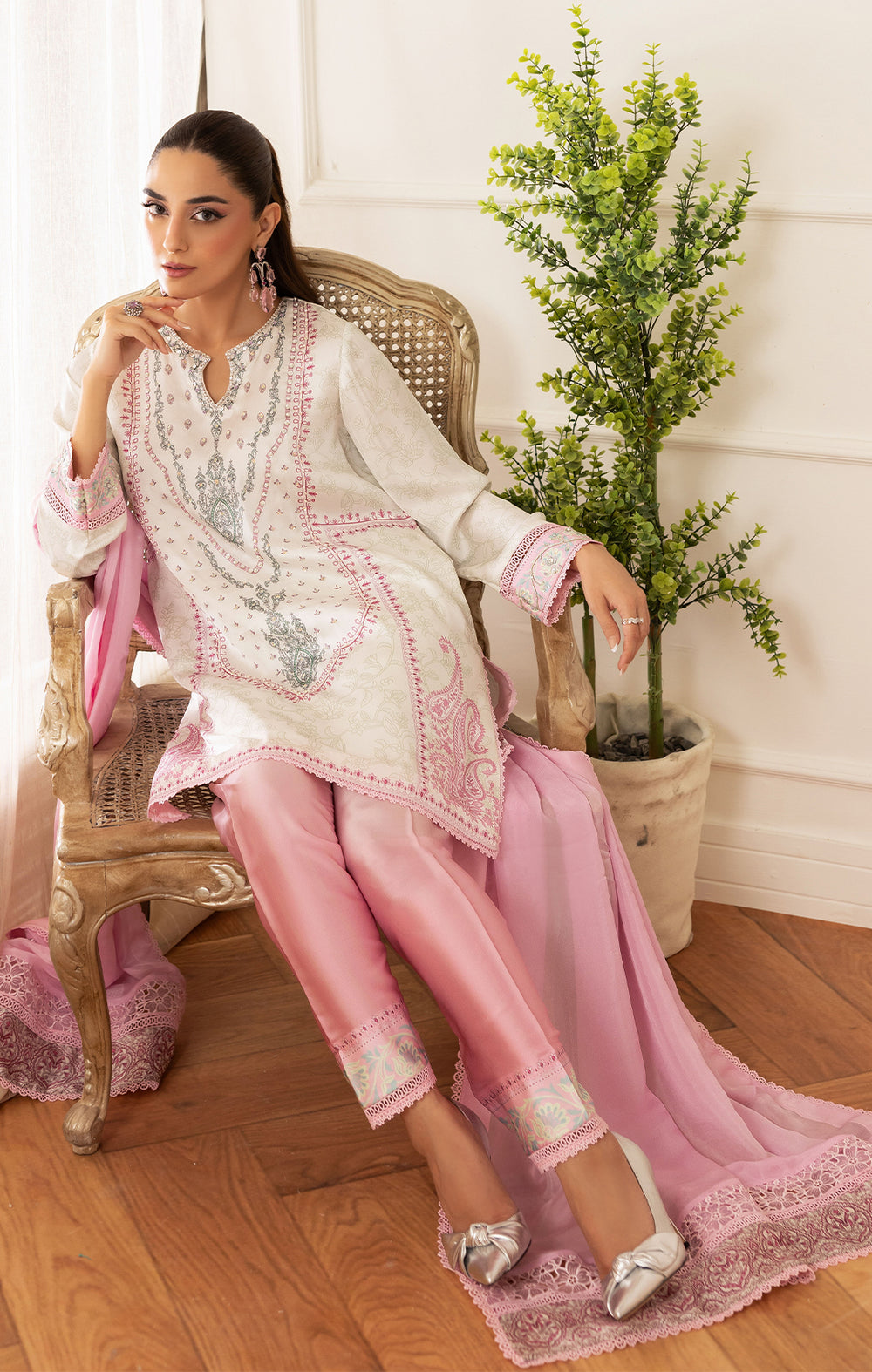 Maya | Eloura Silk Pret 25 | AURI -  Maya Ladies Clothes - Original Designer Dress - House of Maryam