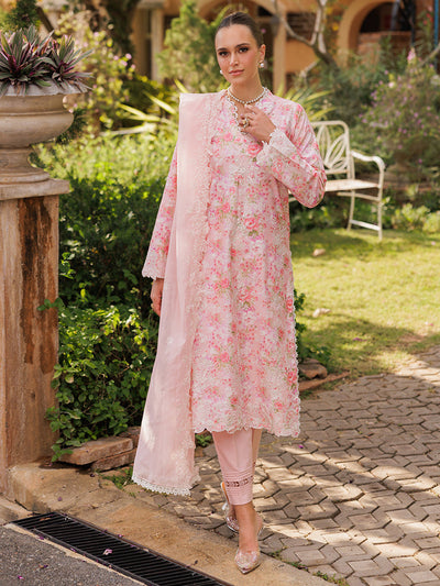 Rajbari | Floral Symphony Lawn 25 | RB-03 -  Rajbari Ladies Clothes - Original Designer Dress - House of Maryam