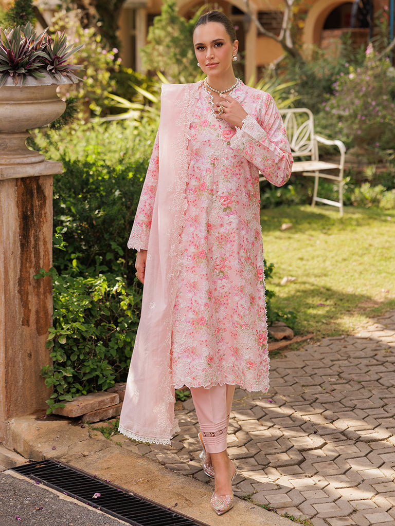 Rajbari | Floral Symphony Lawn 25 | RB-03 -  Rajbari Ladies Clothes - Original Designer Dress - House of Maryam