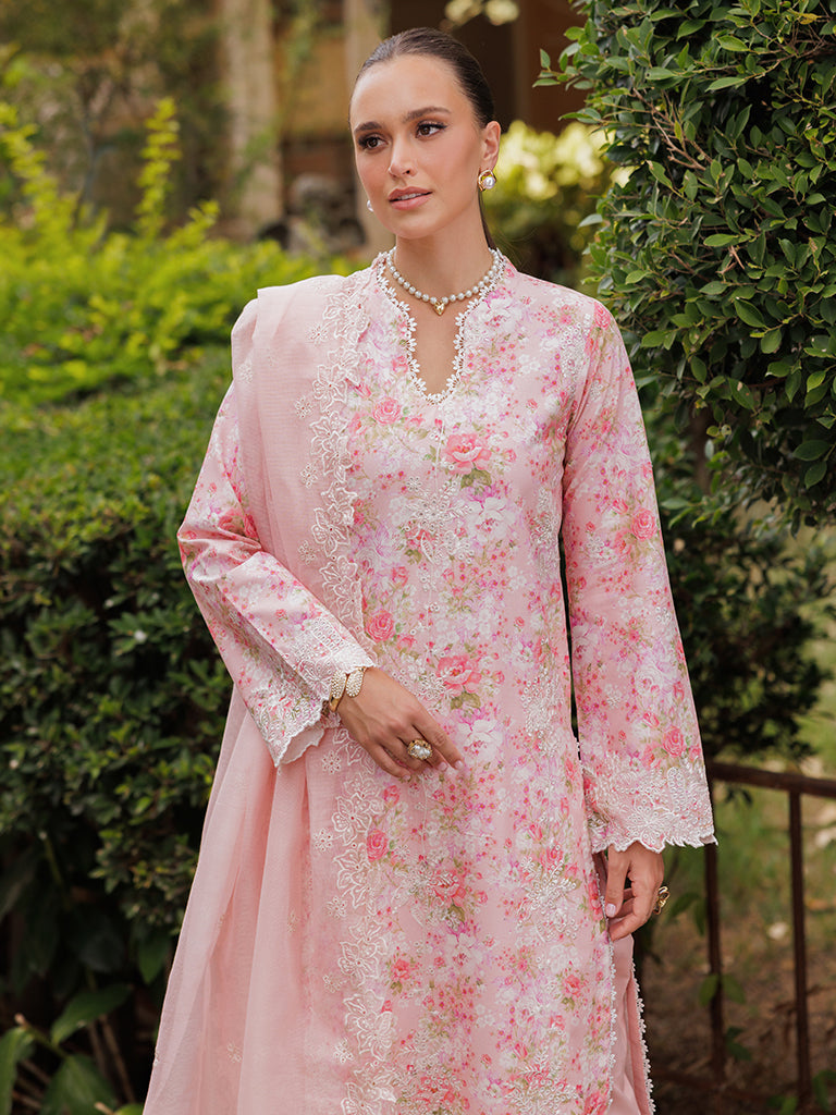 Rajbari | Floral Symphony Lawn 25 | RB-03 -  Rajbari Ladies Clothes - Original Designer Dress - House of Maryam