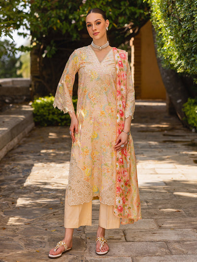 Rajbari | Floral Symphony Lawn 25 | RB-05 -  Rajbari Ladies Clothes - Original Designer Dress - House of Maryam