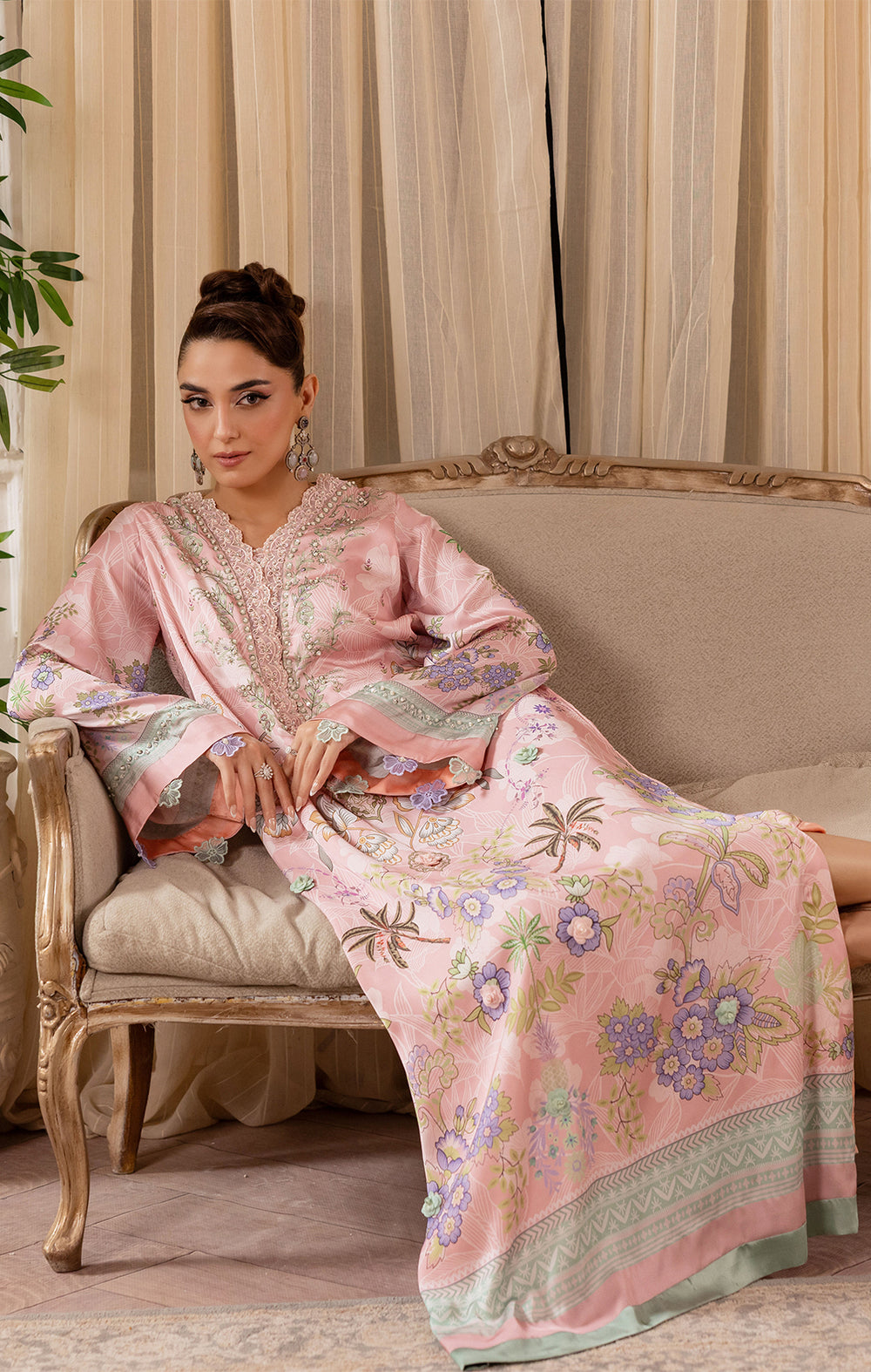 Maya | Eloura Silk Pret 25 | OLEA -  Maya Ladies Clothes - Original Designer Dress - House of Maryam