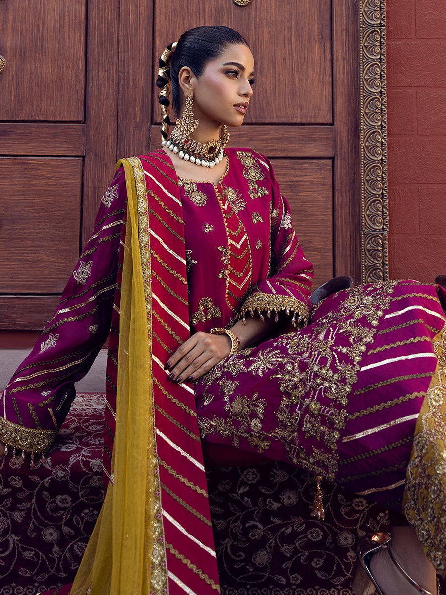 Salitex | Signature Festive Chiffon | SUNW6JI015UT -  Salitex Ladies Clothes - Original Designer Dress - House of Maryam
