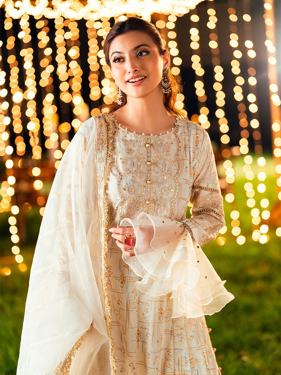 Salitex | Signature Festive Chiffon | UNS25WW009UT -  Salitex Ladies Clothes - Original Designer Dress - House of Maryam