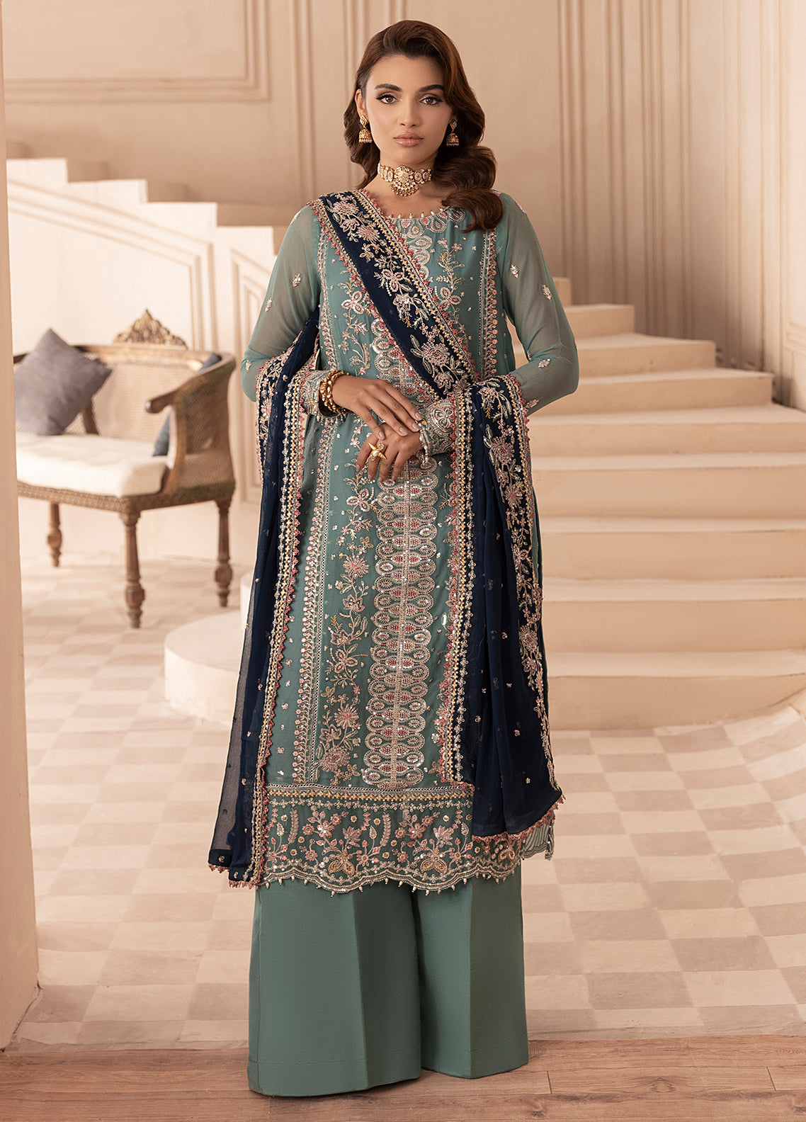 Sahane | Elyssa Festive Chiffon | ELYSSA -  Sahane Ladies Clothes - Original Designer Dress - House of Maryam