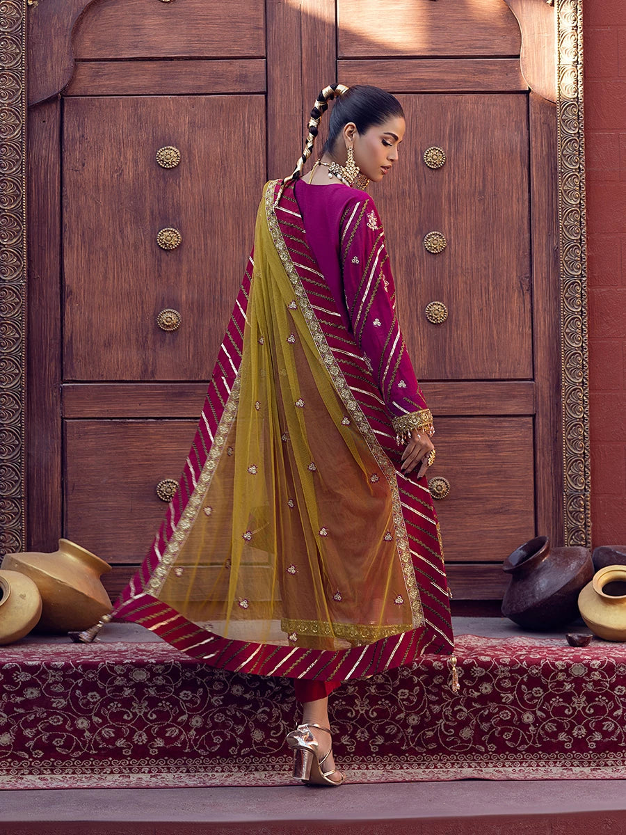 Salitex | Signature Festive Chiffon | SUNW6JI015UT -  Salitex Ladies Clothes - Original Designer Dress - House of Maryam