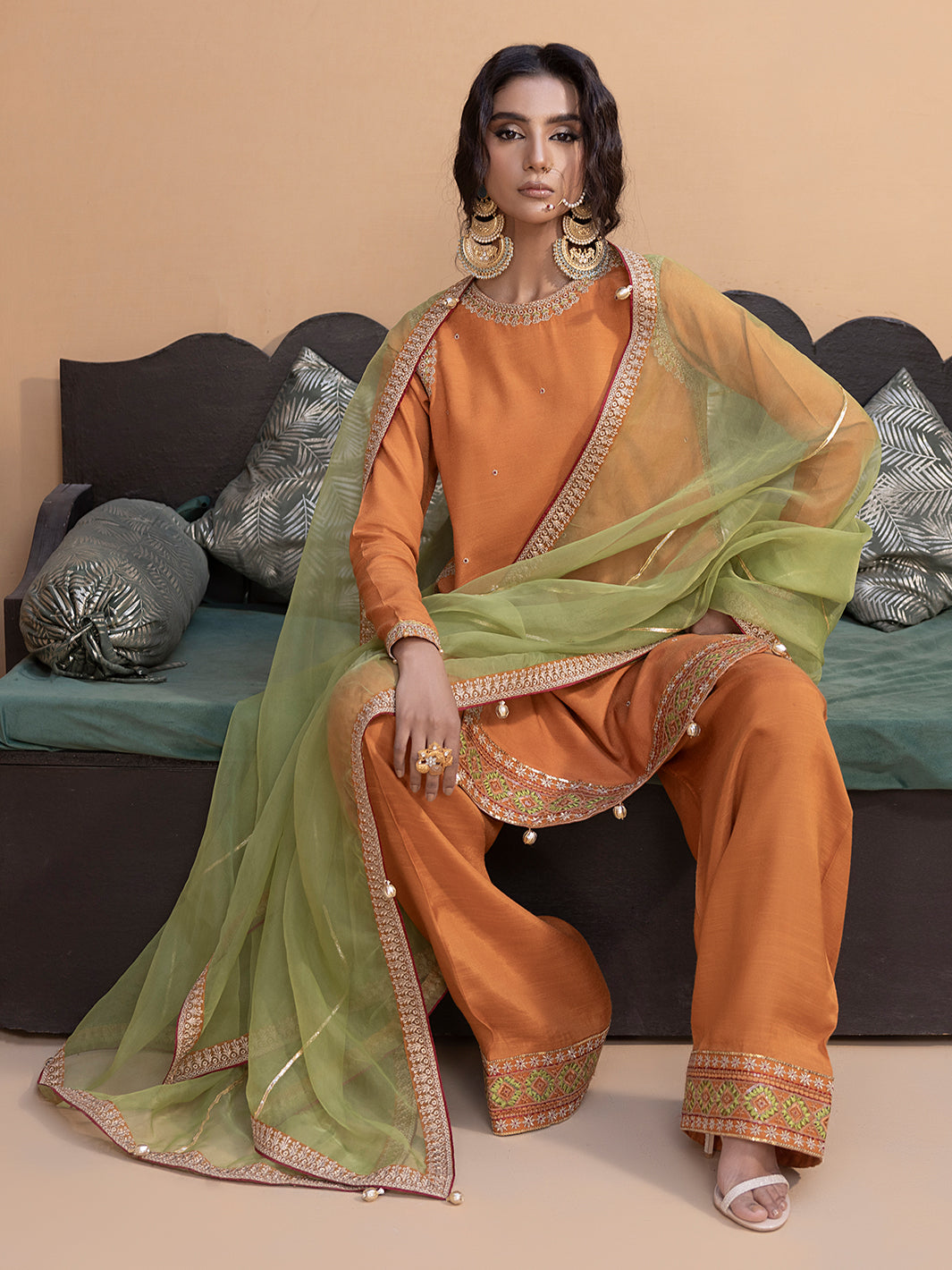 Hem Stitch | Raw Silk Edit 25 | Kashish -  Hemstitch Ladies Clothes - Original Designer Dress - House of Maryam