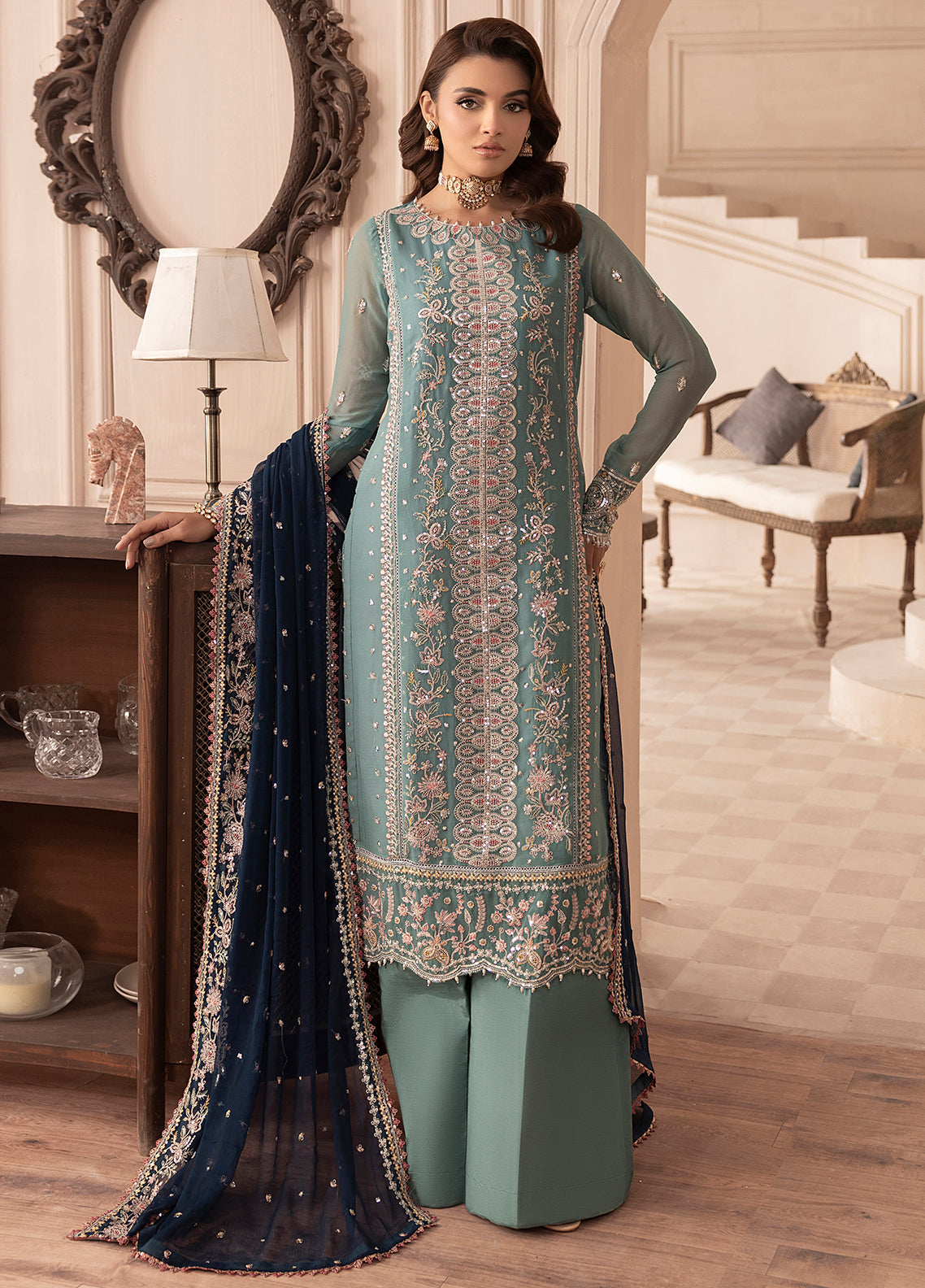 Sahane | Elyssa Festive Chiffon | ELYSSA -  Sahane Ladies Clothes - Original Designer Dress - House of Maryam