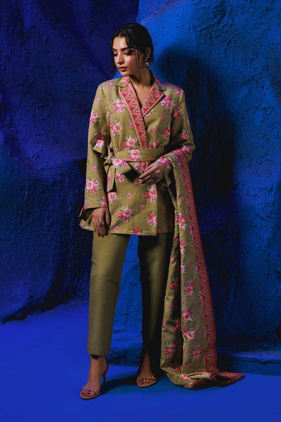 Bonanza Satrangi | Gleam 3 Pc (1W24P3P230) -  Bonanza Satrangi Unstitched - Original Designer Dress - House of Maryam