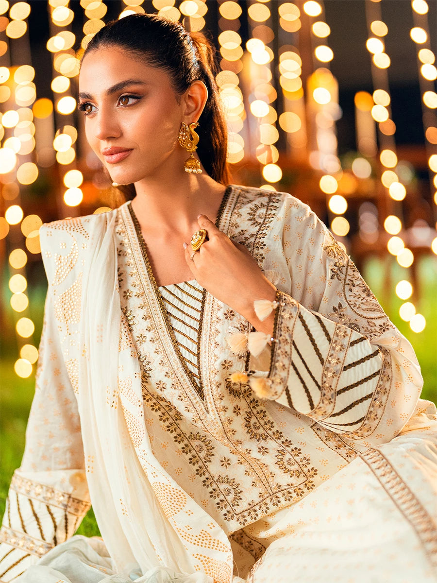 Salitex | Signature Festive Chiffon | UNS25WW010UT -  Salitex Ladies Clothes - Original Designer Dress - House of Maryam