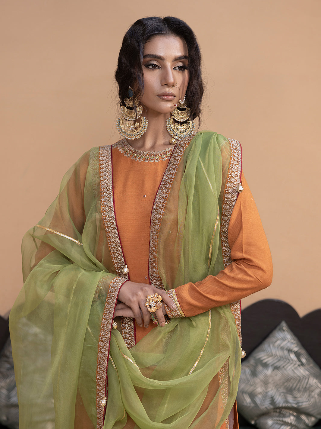 Hem Stitch | Raw Silk Edit 25 | Kashish -  Hemstitch Ladies Clothes - Original Designer Dress - House of Maryam
