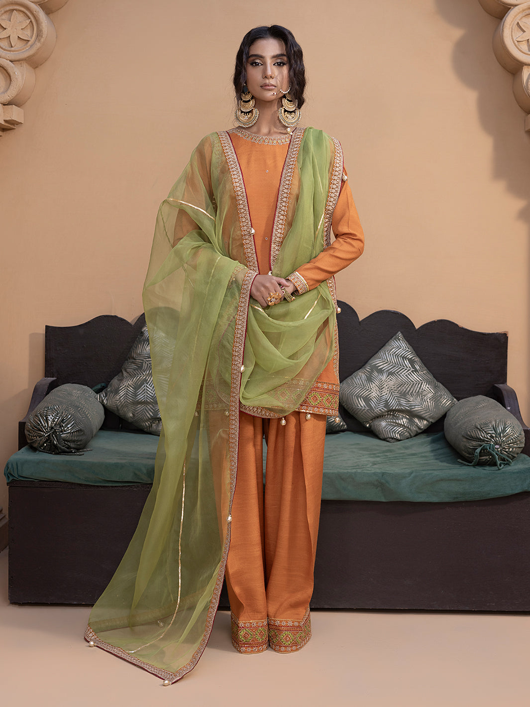Hem Stitch | Raw Silk Edit 25 | Kashish -  Hemstitch Ladies Clothes - Original Designer Dress - House of Maryam