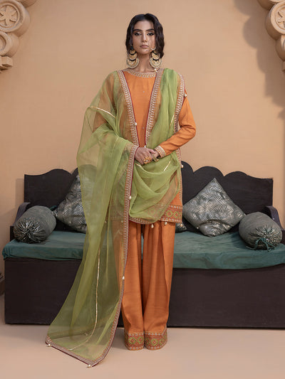 Hem Stitch | Raw Silk Edit 25 | Kashish -  Hemstitch Ladies Clothes - Original Designer Dress - House of Maryam