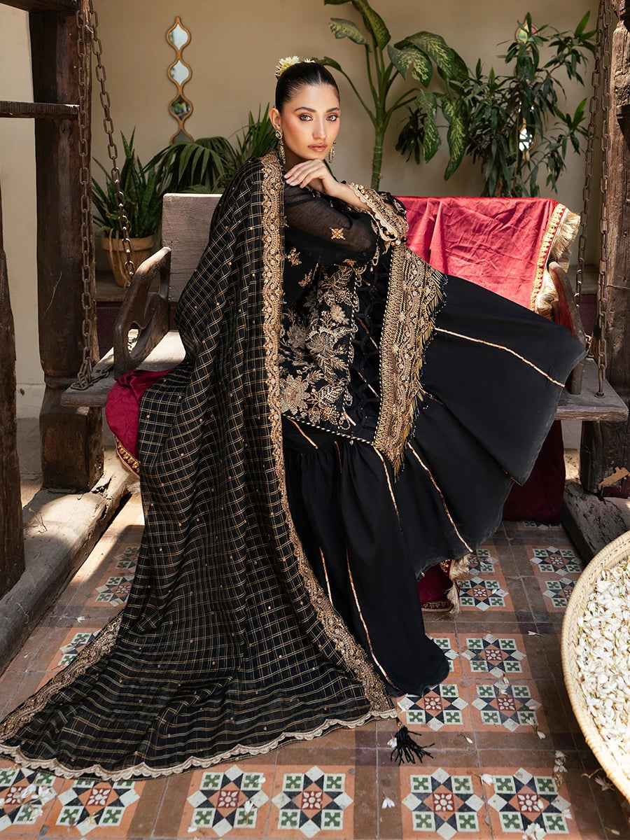 Salitex | Signature Festive Chiffon | SUNW6JI041UT -  Salitex Ladies Clothes - Original Designer Dress - House of Maryam